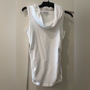 CAbi | Sleeveless Cowl Neck Tank Style #743 in White, XS